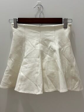 French Kiss white mini skirt